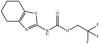 2,2,2-trifluoroethyl N-(4,5,6,7-tetrahydro-1,3-benzothiazol-2-yl)carbamate Structure