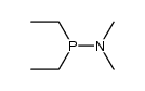 Dimethylamino-diethylphosphin Structure