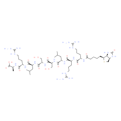 Biotinyl-S6 Phosphate Acceptor Peptide trifluoroacetate salt结构式