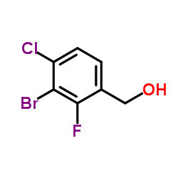 3-Bromo-4-chloro-2-fluorobenzyl Alcohol structure