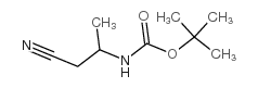 3-BOC-AMINOBUTYRONITRILE Structure