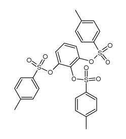 1,2,3-tris-(toluene-4-sulfonyloxy)-benzene结构式