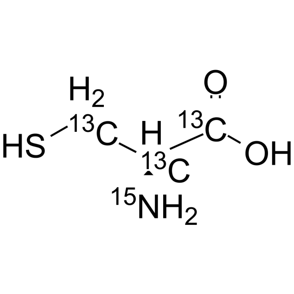 L-Cysteine 13C3,15N图片