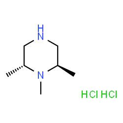 trans-1,2,6-trimethylpiperazine dihydrochloride Structure