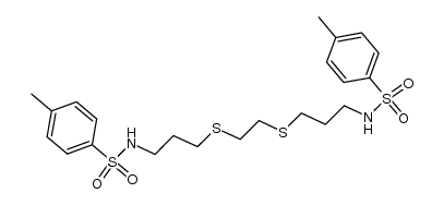 1,12-bis(p-toluenesulfonyl)-5,8-dithia-1,12-diazadodecane Structure