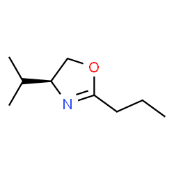 Oxazole, 4,5-dihydro-4-(1-methylethyl)-2-propyl-, (4S)- (9CI) structure