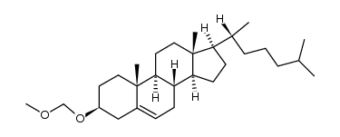 3β-Methoxymethoxycholest-5-ene structure