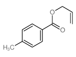 Benzoic acid,4-methyl-, 2-propen-1-yl ester Structure