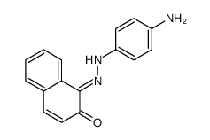 1-[(4-aminophenyl)hydrazinylidene]naphthalen-2-one结构式