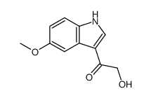 2-hydroxy-1-(5-methoxy-indol-3-yl)-ethanone Structure