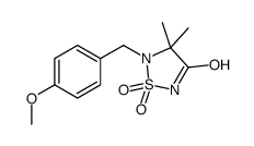 5-(4-METHOXY-BENZYL)-4,4-DIMETHYL-1,1-DIOXO-1L6-[1,2,5]THIADIAZOLIDIN-3-ONE picture