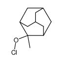 2-methyladamantan-2-yl hypochlorite结构式