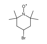 4-bromo-2,2,6,6-tetramethyl-piperidinyloxy结构式