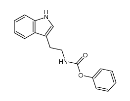 N-(2-(1H-indol-3-yl)ethyl) phenyl carbamate Structure