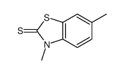 2(3H)-Benzothiazolethione,3,6-dimethyl-(9CI) picture