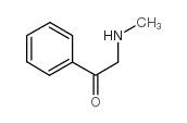 2-(甲基氨基)-1-苯乙酮结构式