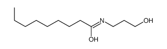 N-(3-hydroxypropyl)nonanamide结构式