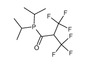 Phosphine, bis(1-methylethyl)[3,3,3-trifluoro-1-oxo-2-(trifluoromethyl )propyl]-结构式