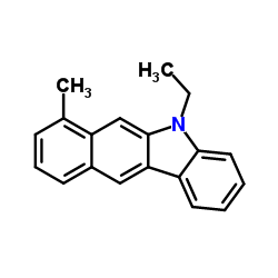 5-Ethyl-7-methyl-5H-benzo[b]carbazole Structure