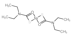 diethylaminomethanethioate; nickel(+2) cation结构式