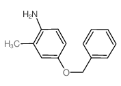 4-(苄氧基)-2-甲基苯胺结构式