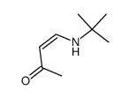 (Z)-4-(tert-butylamino)but-3-en-2-one结构式