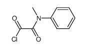 2-chloro-N-methyl-2-oxo-N-phenylacetamide结构式