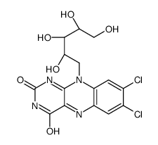 7,8-Dichloro-7,8-didemethylriboflavin结构式