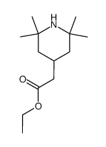 ethyl (2,2,6,6-tetramethyl-4-piperidyl)acetate结构式