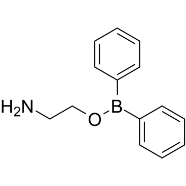 2-Aminoethyl Diphenylborinate Structure