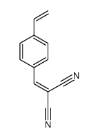 2-[(4-ethenylphenyl)methylidene]propanedinitrile Structure