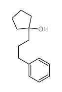 Cyclopentanol,1-(3-phenylpropyl)-结构式