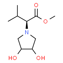 1-Pyrrolidineacetic acid, 3,4-dihydroxy-alpha-(1-methylethyl)-, methyl ester, (alphaS)- (9CI) picture