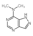 1H-Pyrazolo[4,3-d]pyrimidin-7-amine,N,N-dimethyl-结构式