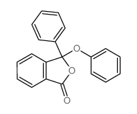 1(3H)-Isobenzofuranone,3-phenoxy-3-phenyl- Structure