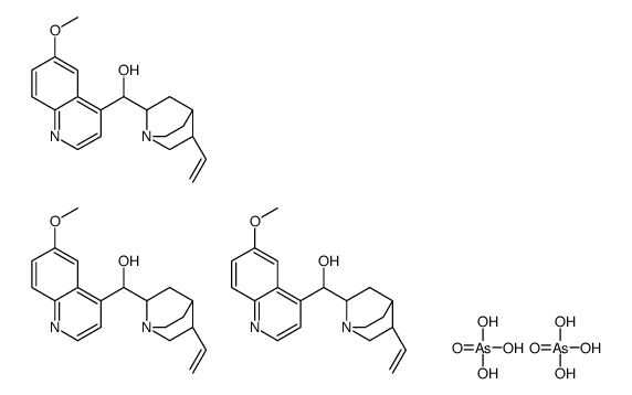 Arsenic acid-6'-methoxycinchonan-9-ol (2:3) Structure