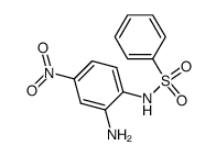 N-(2-amino-4-nitrophenyl)benzenesulfonamide结构式