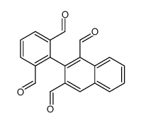 2-(2,6-diformylphenyl)naphthalene-1,3-dicarbaldehyde结构式