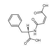 N-maleyl-L-phenylalanine Structure