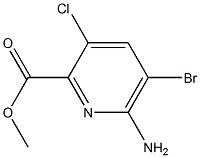 6-氨基-5-溴-3-氯-2-吡啶甲酸甲酯图片