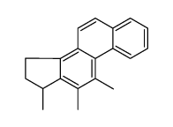 16,17-Dihydro-11,12,17-trimethyl-15H-cyclopenta[a]phenanthrene结构式