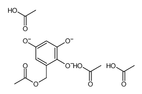 6-[(Acetyloxy)methyl]-1,2,4-benzenetriol triacetate structure