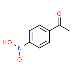 Nitroxide,4-acetylphenyl hydroxy (9CI) structure