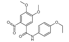 N-(4-ethoxyphenyl)-4,5-dimethoxy-2-nitrobenzamide Structure