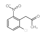 1-(2-chloro-6-nitro-phenyl)propan-2-one structure