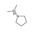 dimethyl(pyrrolidin-1-yl)silane Structure