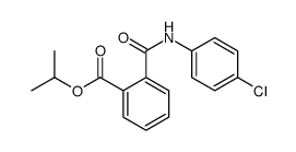 propan-2-yl 2-[(4-chlorophenyl)carbamoyl]benzoate Structure