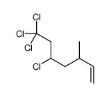 5,7,7,7-tetrachloro-3-methylhept-1-ene Structure