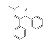 3-(dimethylamino)-1,2-diphenylprop-2-ene-1-thione结构式