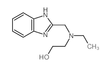 2-(1H-benzoimidazol-2-ylmethyl-ethyl-amino)ethanol结构式